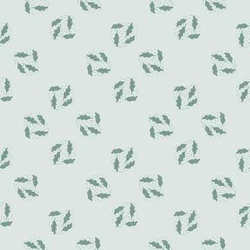Oak leaf seamless pattern. Plant background. Stockillustratie