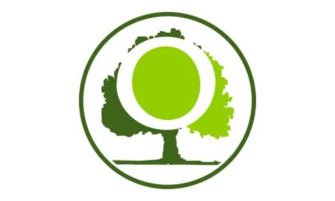 Oak Tree Letter O Stock-Illustration