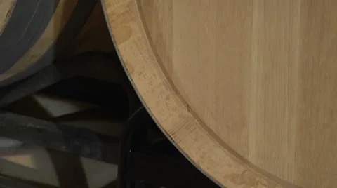 Oak WIne Barrels Stock Footage 29164809