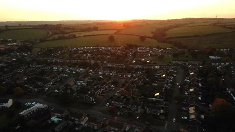 Oakham Sunset 3 Video stock 254146910