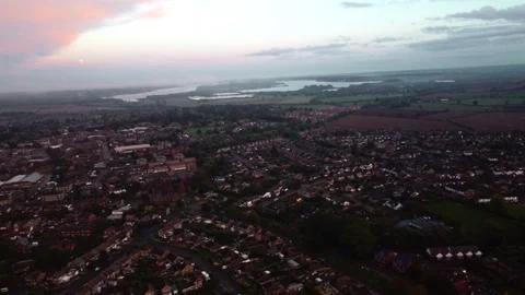 Oakham townmoon Video stock 254412601