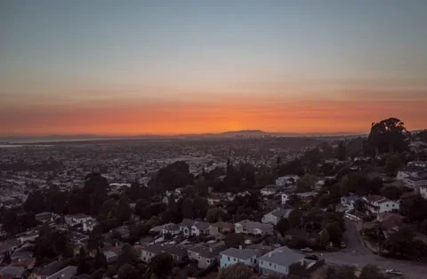 Oakland After Sunset Stock Footage 170280151