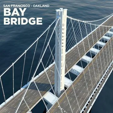 Oakland Bay Bridge 3D Model