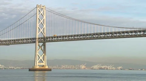 The Oakland Bay Bridge Stock-Footage 10739909