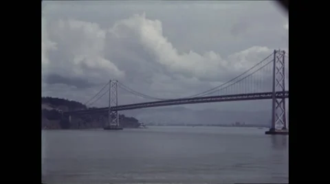 Oakland Bay Bridge Stock Footage 47644314