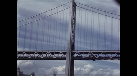 Oakland Bay Bridge Stock Footage 47646311