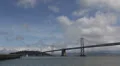 Oakland Bay Bridge San Francisco Skyline, Tourists enjoy a ferry ride, Commuters HD Footage