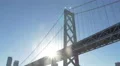Oakland Bay Bridge in a sunny afternoon 4k or 4k+ Resolution