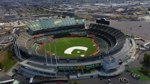 Oakland Coliseum Vídeos de archivo 116357460