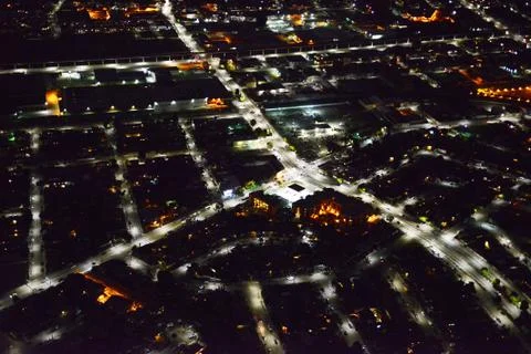 Oakland at night Stock Photos