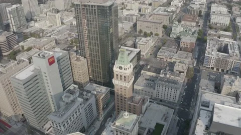 Oakland Tribune Tower Stock Footage 138656170