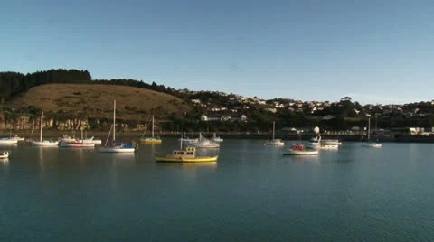 Oamaru Harbour Stock Footage 9510953