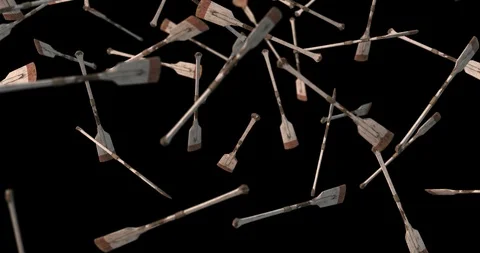 Oar falling background Stock Footage 99070188