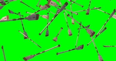 Oar falling background Stock Footage 99070452