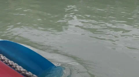 Oar in the lake Stock Footage 58926071