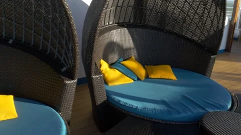 Oasis on Cruise Deck Stock Footage 347912395