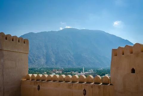 Oasis in the desert Stock-Fotos