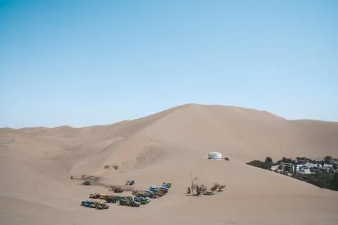 Oasis in a Desert Stock Photos