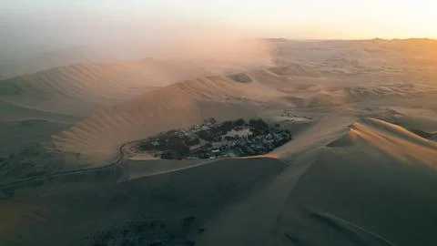 Oasis in a Desert Stock Photos