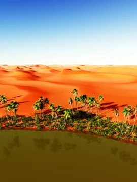 Oasis Stock-Illustration