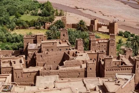 Oasis in Morocco Stock Photos