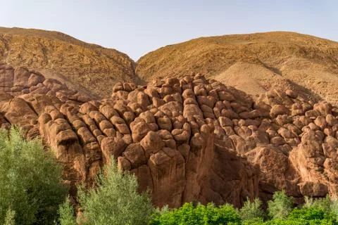 Oasis in Morocco Stock Photos