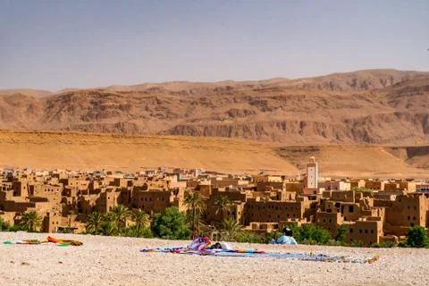 Oasis in Morocco Stock Photos