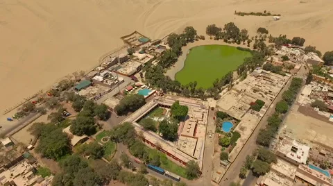 The oasis of Peru Stock Footage 60042474