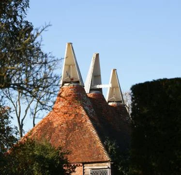 Oast house Stock Photos