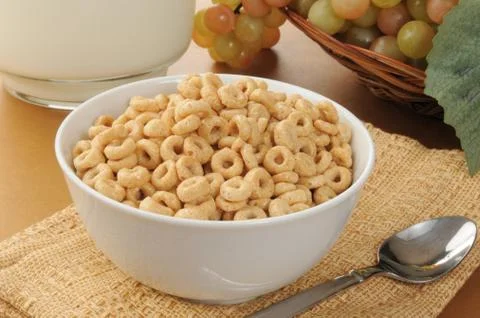 Oat breakfast cereal Stock Photos