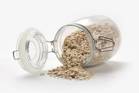 Oat flakes Stock Photos