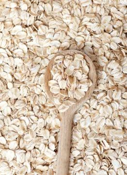 Oat flakes Stock Photos