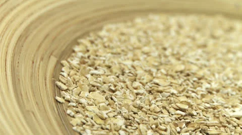Oat flakes - Small 1 Stock Footage 23244465