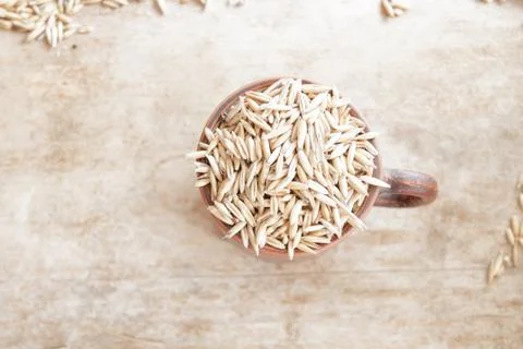 Oat grain Stock Photos