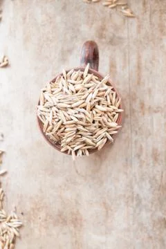 Oat grain Stock Photos