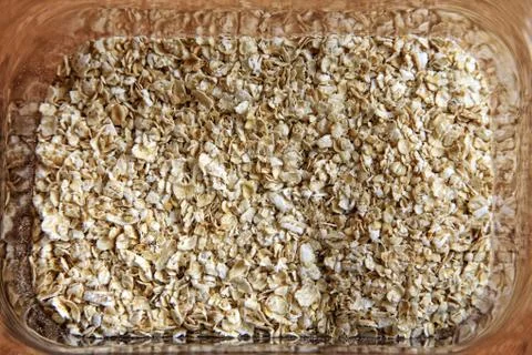 Oatmeal background Stock-Fotos