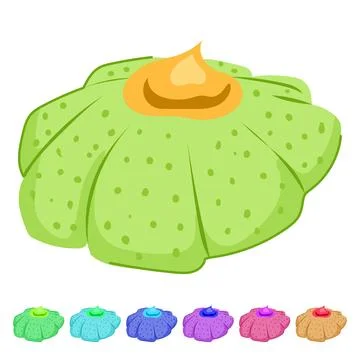 Oatmeal biscuit cookie vector cartoon graphic Stock Illustration