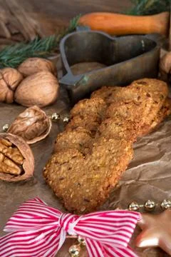 Oatmeal biscuits Stock Photos