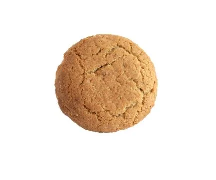 Oatmeal cookie isolated Stock Photos