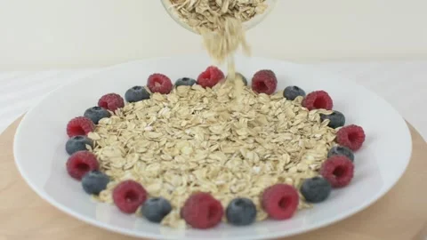 Oatmeal Stock Footage 249740631
