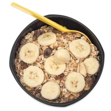 Oatmeal isolated Stock Photos