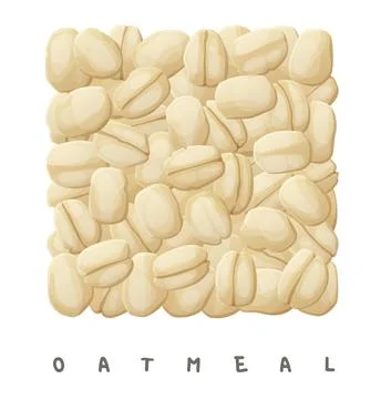 Oatmeal square icon Stock Illustration