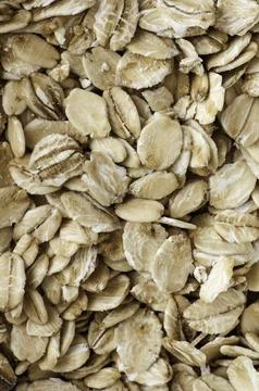 Oats flakes Foto stock