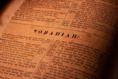 Obadiah Stock Photos