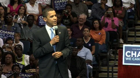 Obama On Foreign Policy Stock Footage