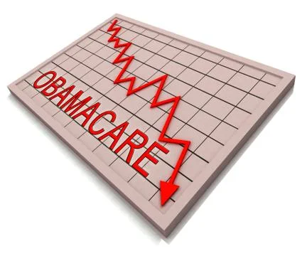 Obamacare Repeal Or Replace Us Healthcare Reform - 3d Illustration イラスト素材