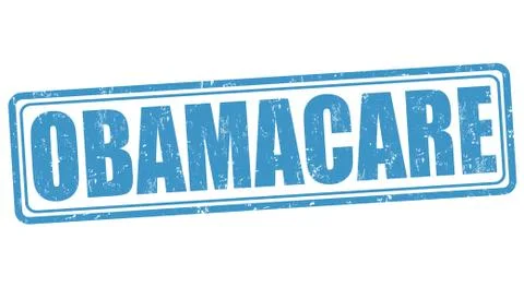 Obamacare stamp Stock Illustration