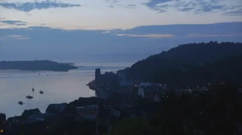 Oban at Night 스톡 동영상 56701143