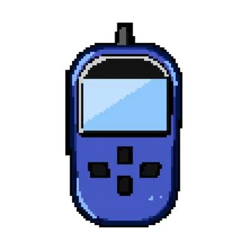 Obd car diagnostic scanner pixel art vector illustration Stockillustratie
