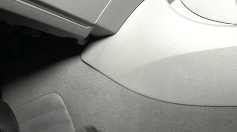 OBD Dashboard Device Install Stock Footage 36679744